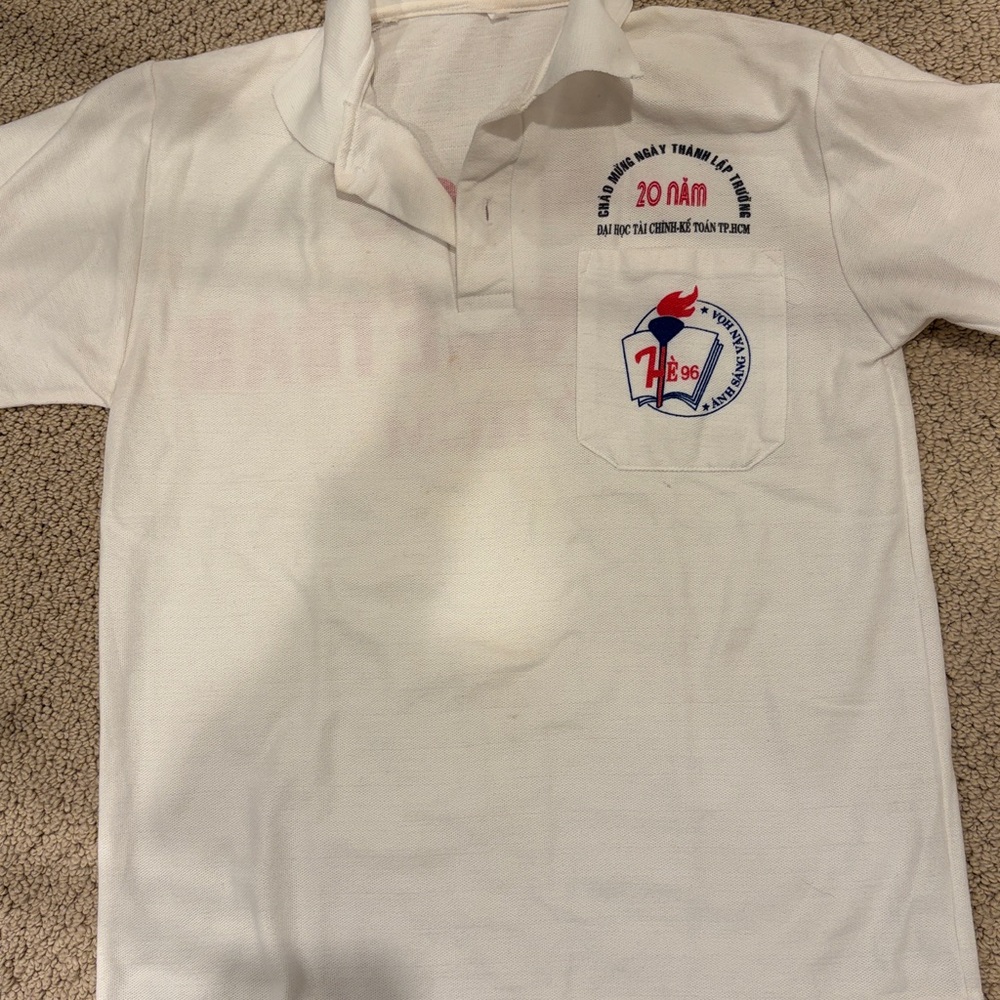 Vietnamese polo shirt men’s women’s small